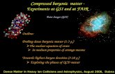 Compressed baryonic  matter - Experiments at GSI and at FAIR