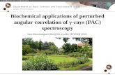 Biochemical applications of perturbed angular correlation of  ³ -rays (PAC) spectroscopy
