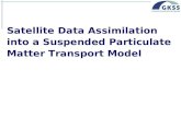 Satellite Data Assimilation into a Suspended Particulate Matter Transport Model