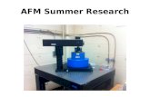 AFM Summer Research