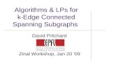 Algorithms & LPs for k-Edge Connected Spanning  Subgraphs