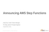 Announcing AWS Step Functions - December 2016 Monthly Webinar Series