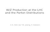 W/Z Production at the LHC and the Parton Distributions C.S. Kim (w/ Y.S. Jeong, F. Halzen)