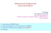 Weak Decay of  ›  Hypernuclei; - Status and Prospects