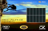 rec Alph ®± Series ®± The REC Alpha Series is a revolutionary hybrid solar panel which unites the leading