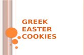 Greek Easter cookies