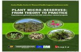 PLANT MICRO- · PDF fileI am impressed by the combination of meticulous science and pragmatic ... Legal Framework for Plant Micro-Reserves 107 16. PMR Site Selection and Boundaries