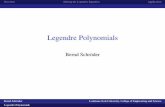 Legendre Polynomials