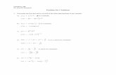 Problem Set 1 Solutions - Illinois State University 360/Homework...Chemistry 360 Dr. Jean M. Standard Problem Set 1 Solutions 1. Determine the first derivatives of each of the following