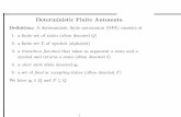Deterministic Finite Automata - Chalmers