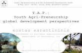 Y.A.P: Youth Agri-Preneurship; Global development perspectives