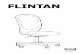 FLINTAN - ikea.com · PDF fileΕΛΛΗΝΙΚΑ Για λόγους ασφαλείας, τα ροδάκια κλειδώνουν αυτόματα όταν η καρέκλα