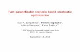 Fast parallelizable scenario-based stochastic optimization
