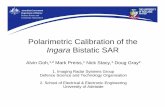 Polarimetric Calibration of the - CEOS Calibration of the ... Tx & Rx Tx-to-Rx azimuth ... ‘Scattering’ matrix of direct-path signal is Estimate channel-imbalance from and/or Ground