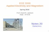 Prof. David R. Jackson ECE Dept. - University of Notes/Notes 20 3318...Prof. David R. Jackson ECE Dept. Spring 2017 Notes 20 ECE 3318 Applied Electricity and Magnetism 1 . Dielectrics