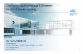 Optimizing Pumping Schemes In Air‐Con · PDF fileA primary‐secondary pumping scheme divides the ... PRIMARY / SECONDARY / TERTIARY FLOW SYSTEM When the buildings are distributed