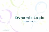 Dynamic Logic - Concordia asim/COEN_6511/Lectures/L13_Presentation · PDF fileDynamic Logic •Dynamic Circuits will be introduced and ... Multiple O/P Domino Logic ... register and