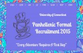 2015 UConn Panhellenic Formal Recruitment Booklet