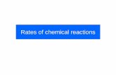 Rates of chemical reactions - Aalborg Chemistry_8.pdf · PDF file Rates of chemical reactions ... The temperature dependence of reaction rate • The rate constants of most reaction