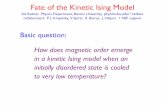 Fate of the Kinetic Ising redner/482/13/redner-slides.pdf · PDF file Fate of the Kinetic Ising Model Basic question: How does magnetic order emerge in a kinetic Ising model when