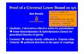 Proof of a Universal Lower Bound on η/s