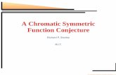 A Chromatic Symmetric Function Conjecture rstan/transparencies/  · PDF file A Chromatic Symmetric Function Conjecture Richard P. Stanley M.I.T. A Chromatic Symmetric Function Conjecture
