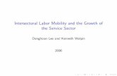 Intersectoral Labor Mobility and the Growth of the Service